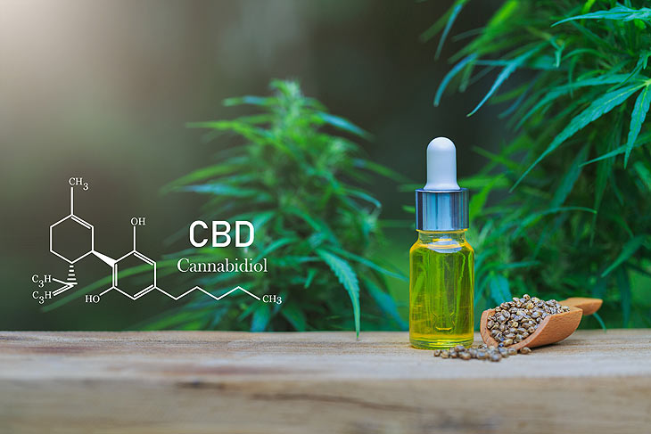 Cannabidiol (CBD) ist ein Phyto-Cannabinoid aus der weiblichen Hanfpflanze ©Foto: iStockphoto, Tinakorn Jorruag 